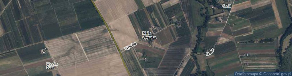 Zdjęcie satelitarne Mała Wysoka ul.